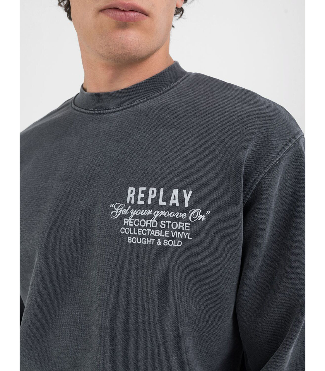 バックプリントガーメントダイ コットンフリース 詳細画像 ブラックボード 3